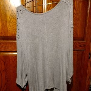 Long sleeve, light weight top.